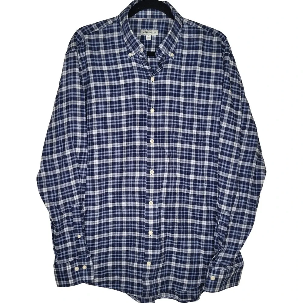 Peter Millar Men's Plaid Button-Down 